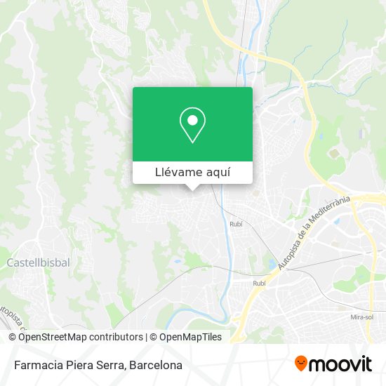Mapa Farmacia Piera Serra