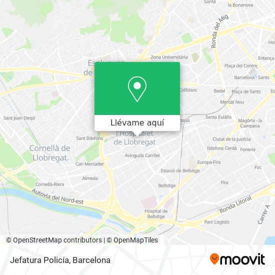 Mapa Jefatura Policía