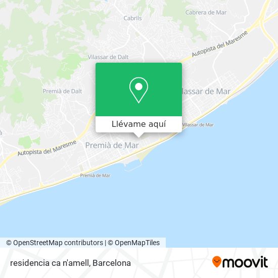 Mapa residencia ca n'amell