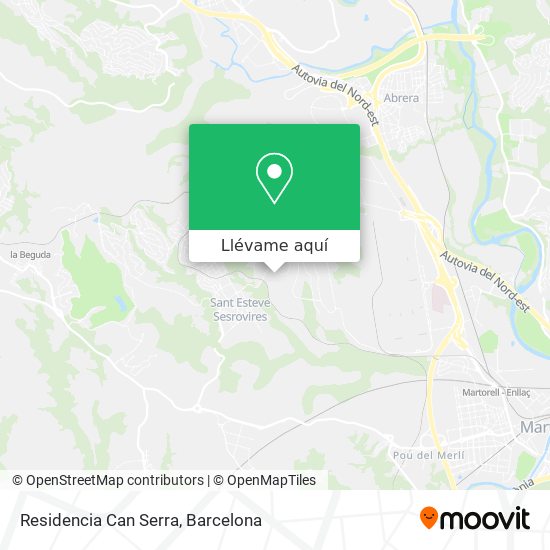 Mapa Residencia Can Serra