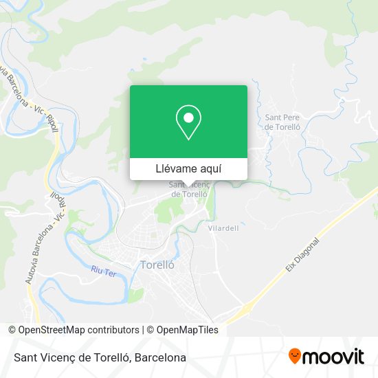 Mapa Sant Vicenç de Torelló