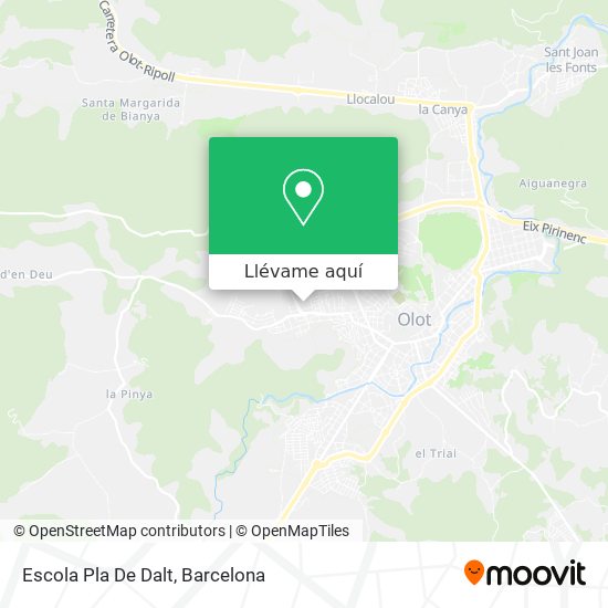 Mapa Escola Pla De Dalt