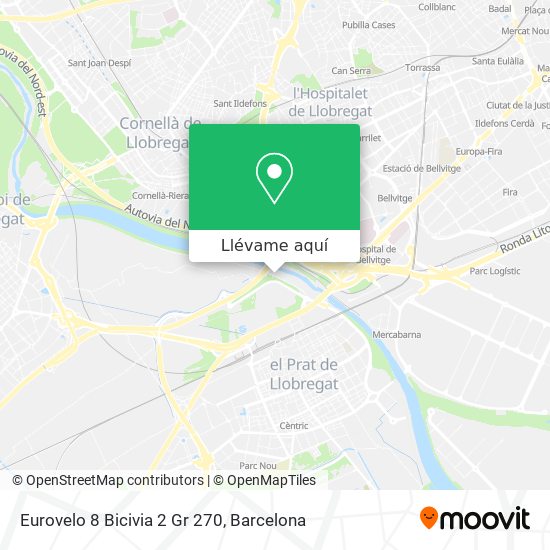 Mapa Eurovelo 8 Bicivia 2 Gr 270