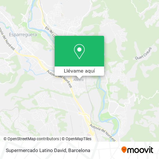 Mapa Supermercado Latino David