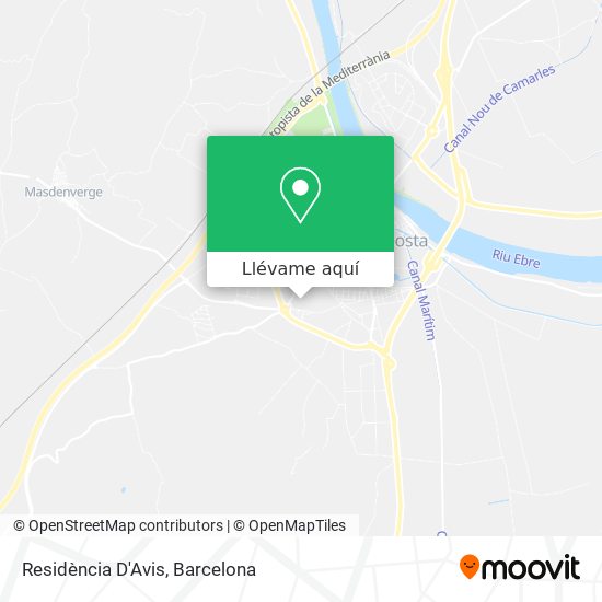 Mapa Residència D'Avis