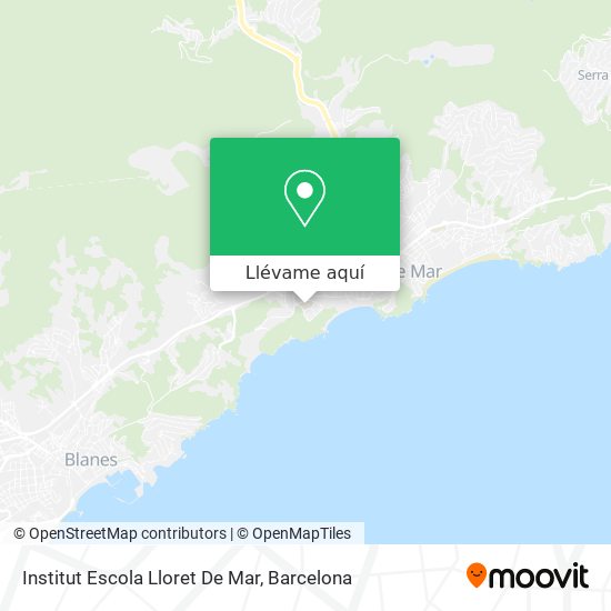 Mapa Institut Escola Lloret De Mar