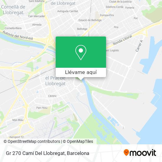 Mapa Gr 270 Camí Del Llobregat
