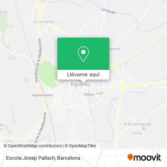 Mapa Escola Josep Pallach