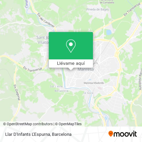 Mapa Llar D'Infants L'Espurna