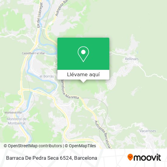 Mapa Barraca De Pedra Seca 6524