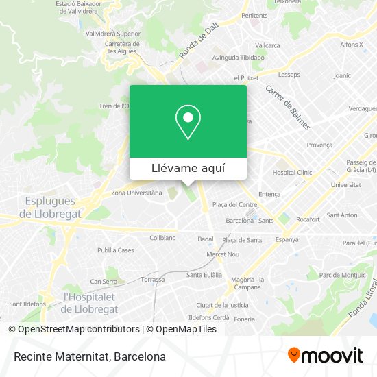 Mapa Recinte Maternitat