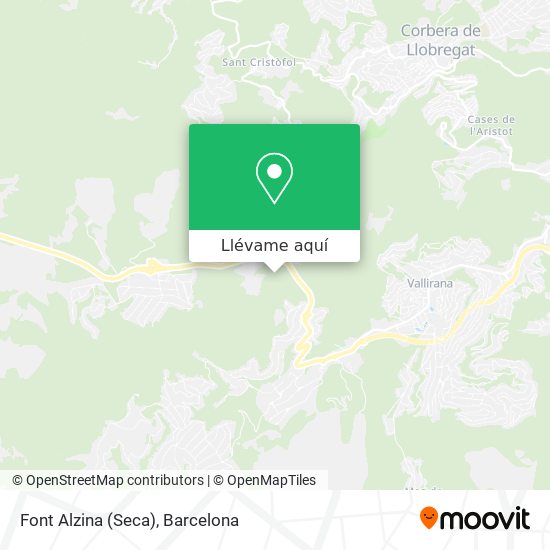 Mapa Font Alzina (Seca)
