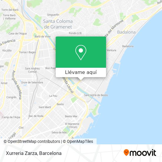 Mapa Xurreria Zarza