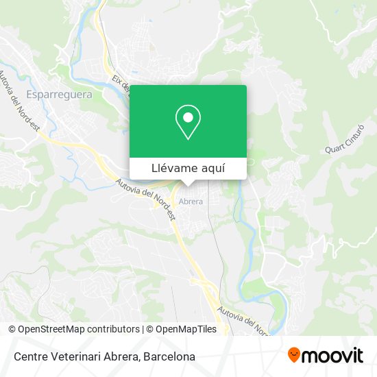 Mapa Centre Veterinari Abrera