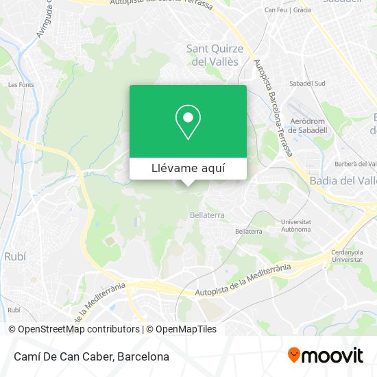 Mapa Camí De Can Caber