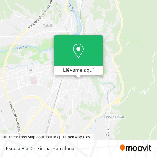 Mapa Escola Pla De Girona