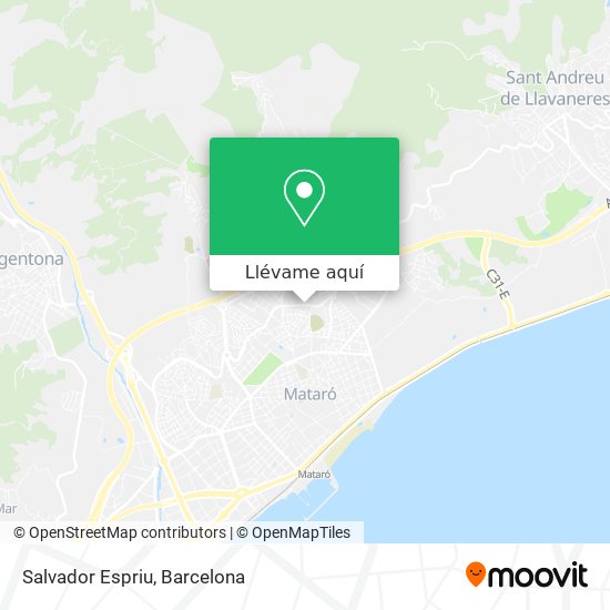 Mapa Salvador Espriu