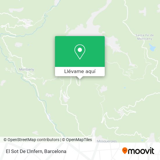 Mapa El Sot De L'Infern