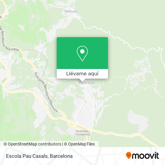 Mapa Escola Pau Casals