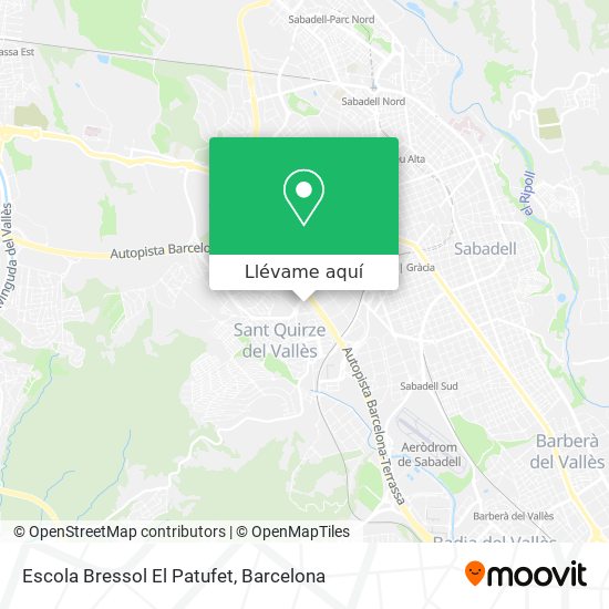 Mapa Escola Bressol El Patufet