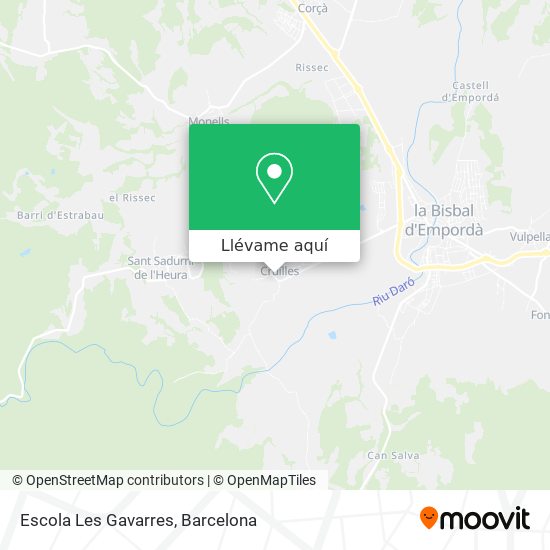 Mapa Escola Les Gavarres