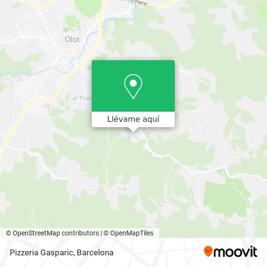 Mapa Pizzeria Gasparic