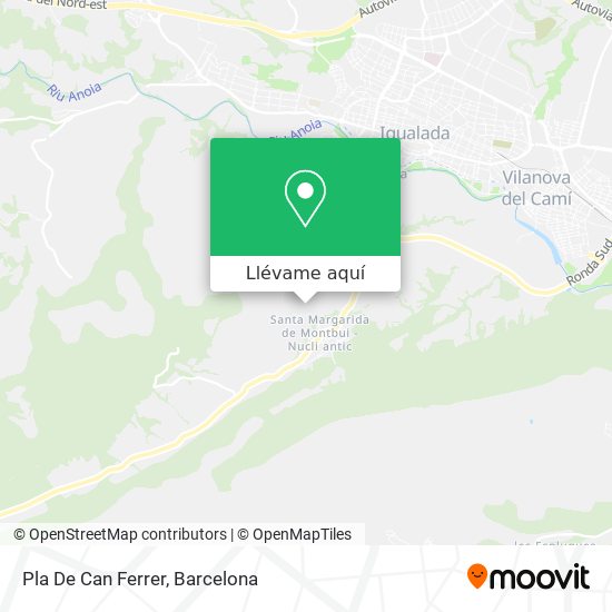 Mapa Pla De Can Ferrer