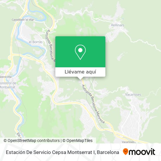 Mapa Estación De Servicio Cepsa Montserrat I