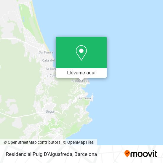 Mapa Residencial Puig D'Aiguafreda