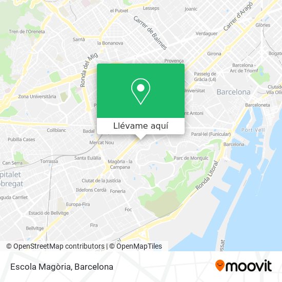 Mapa Escola Magòria