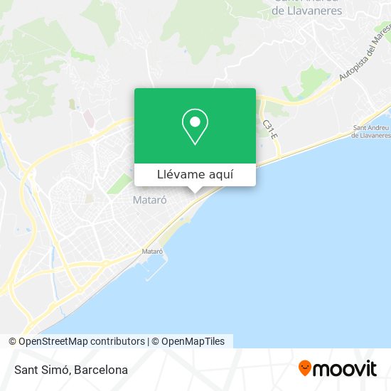 Mapa Sant Simó