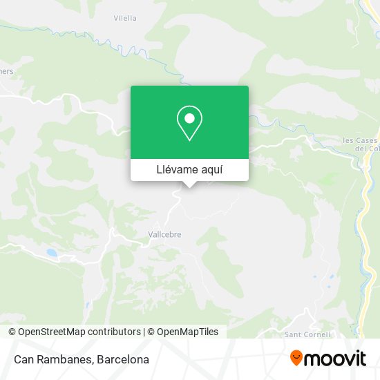 Mapa Can Rambanes