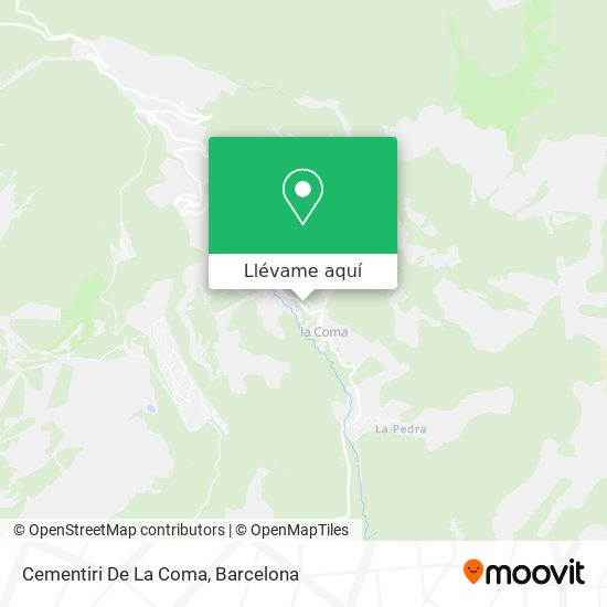 Mapa Cementiri De La Coma