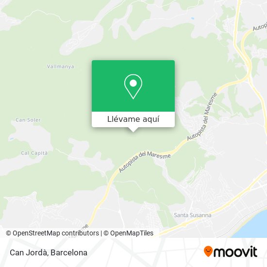 Mapa Can Jordà