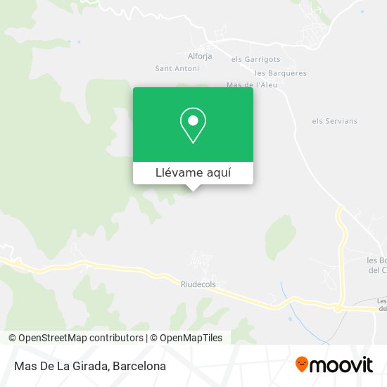 Mapa Mas De La Girada