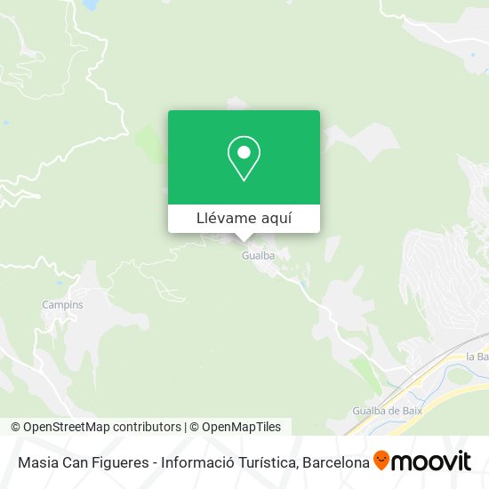 Mapa Masia Can Figueres - Informació Turística