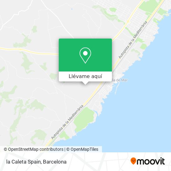 Mapa la Caleta Spain