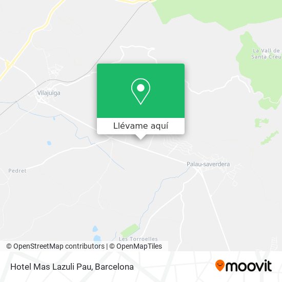 Mapa Hotel Mas Lazuli Pau