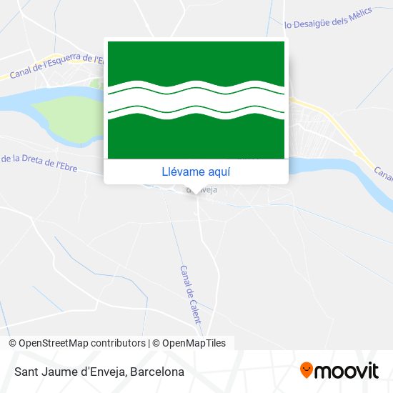 Mapa Sant Jaume d'Enveja