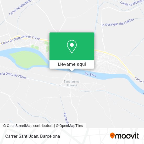 Mapa Carrer Sant Joan