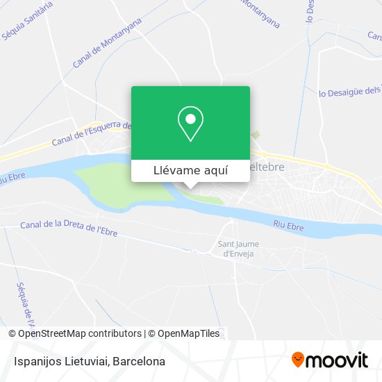 Mapa Ispanijos Lietuviai