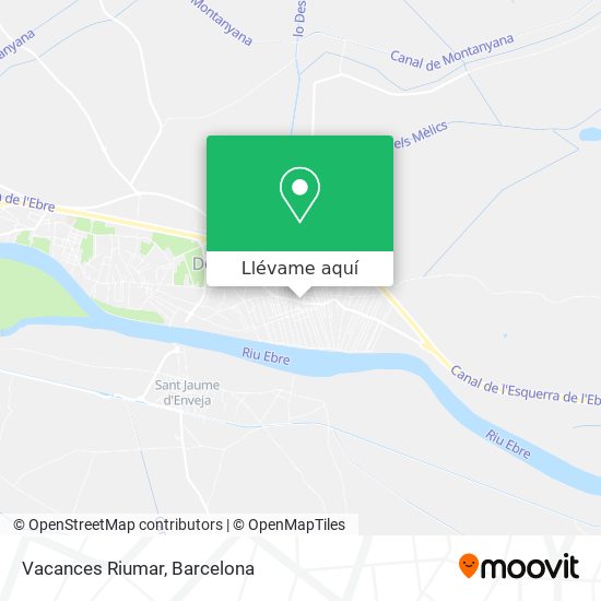 Mapa Vacances Riumar
