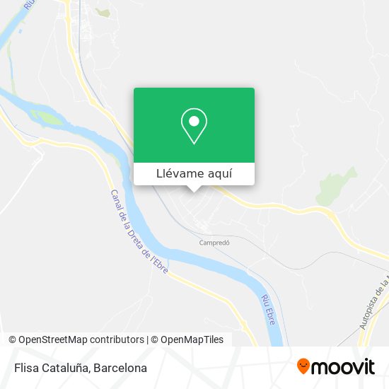 Mapa Flisa Cataluña