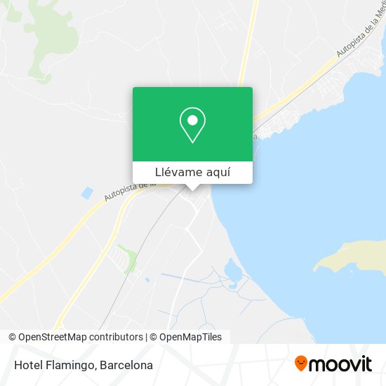 Mapa Hotel Flamingo