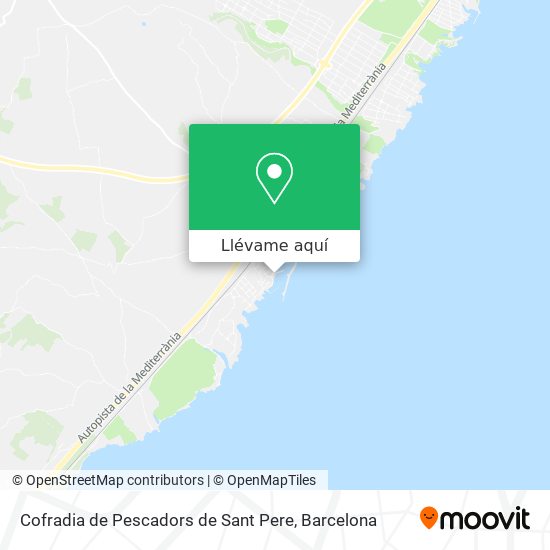 Mapa Cofradia de Pescadors de Sant Pere