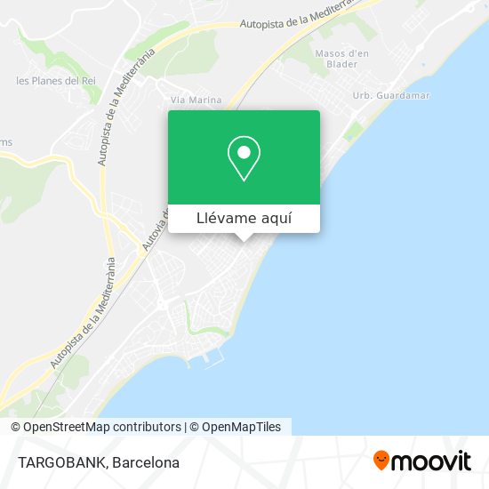 Mapa TARGOBANK