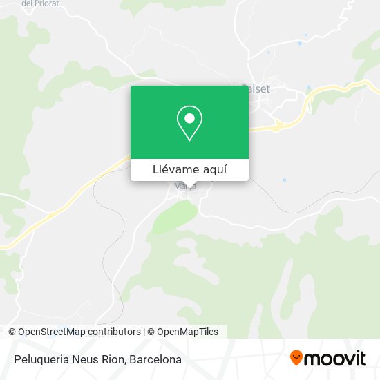 Mapa Peluqueria Neus Rion