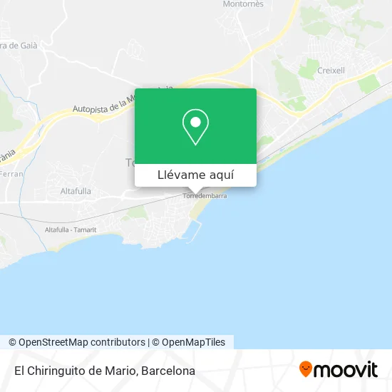 Mapa El Chiringuito de Mario