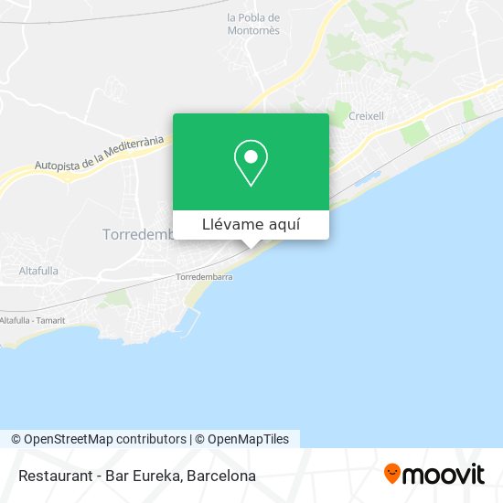 Mapa Restaurant - Bar Eureka