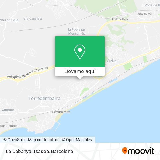 Mapa La Cabanya Itsasoa
